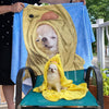 Premium Pet Portrait Blanket