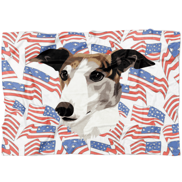 Independence Day Pet Print Fleece Blanket