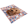 Independence Day Pet Print Fleece Blanket