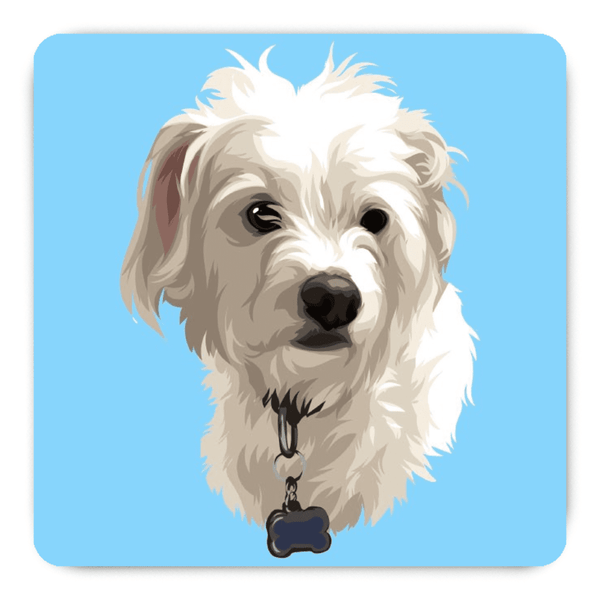 Custom Pet Print Refrigerator Magnet