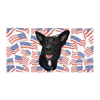 Independence Day Pet Print Beach Towel
