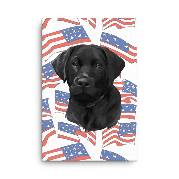 Independence Day Pet Portrait Canvas
