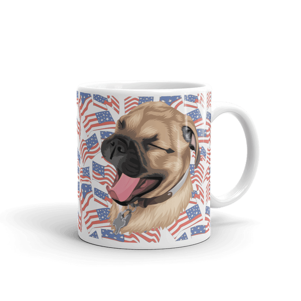Independence Day Pet Print Coffee Mug