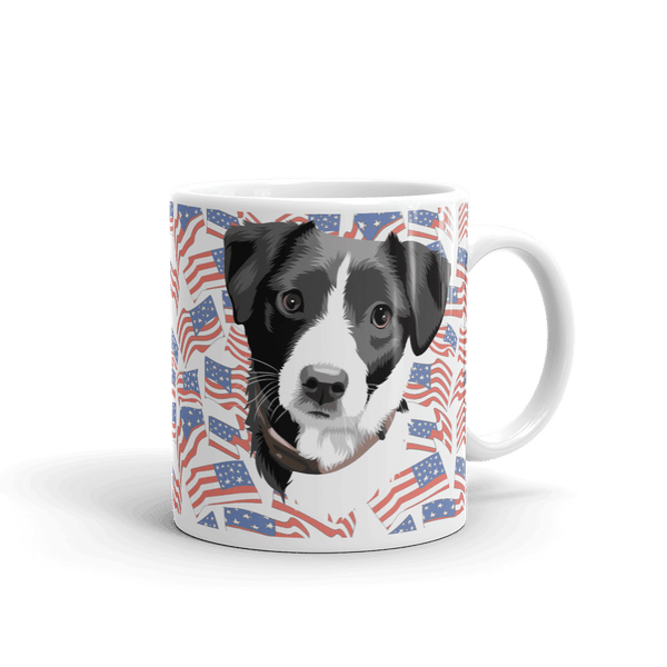 Independence Day Pet Print Coffee Mug