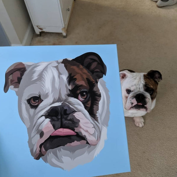 Custom Pet Portrait Canvas