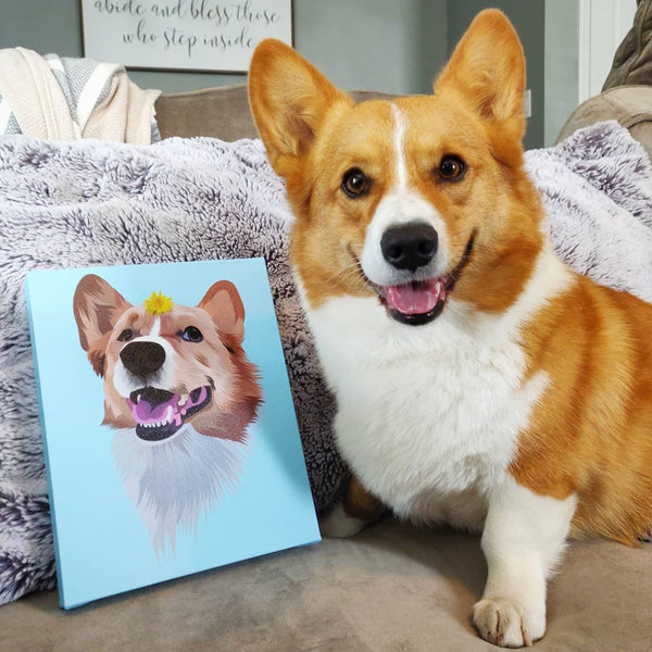 Custom Pet Portrait Canvas