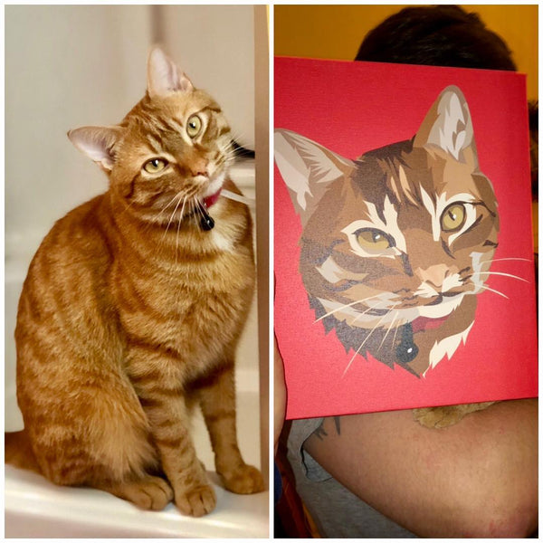 Custom Pet Portrait Canvas